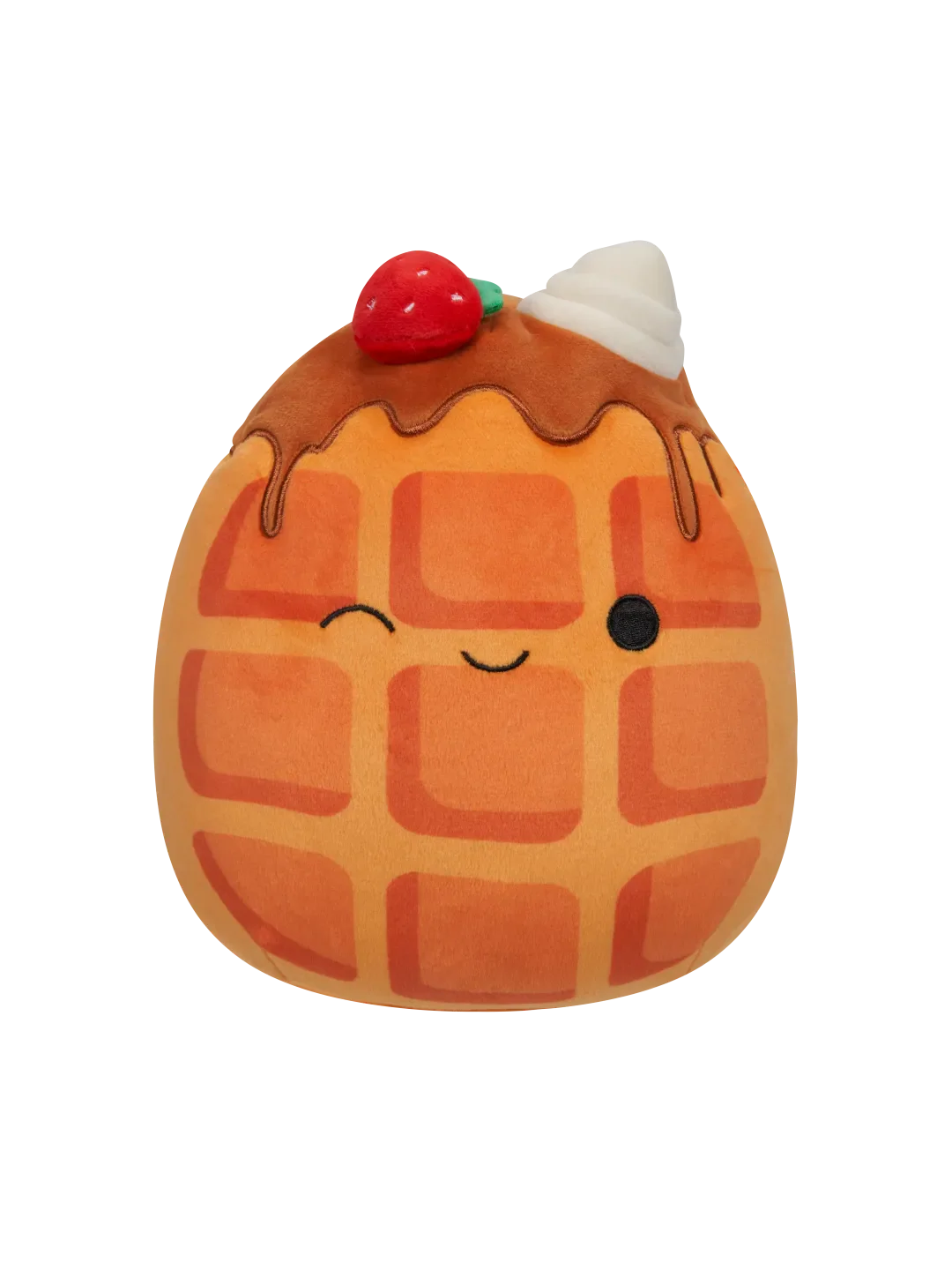 Squishmallows Weaver, el Gofre con Fresa y Nata, 20 cm