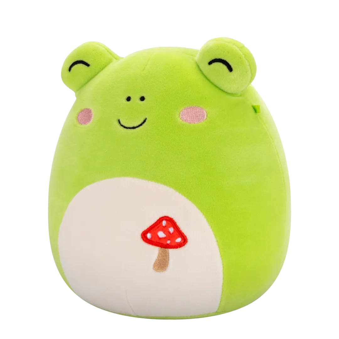 Squishmallows Wendy la Rana Verde con Bordado de Setas, 20 cm - Image 2