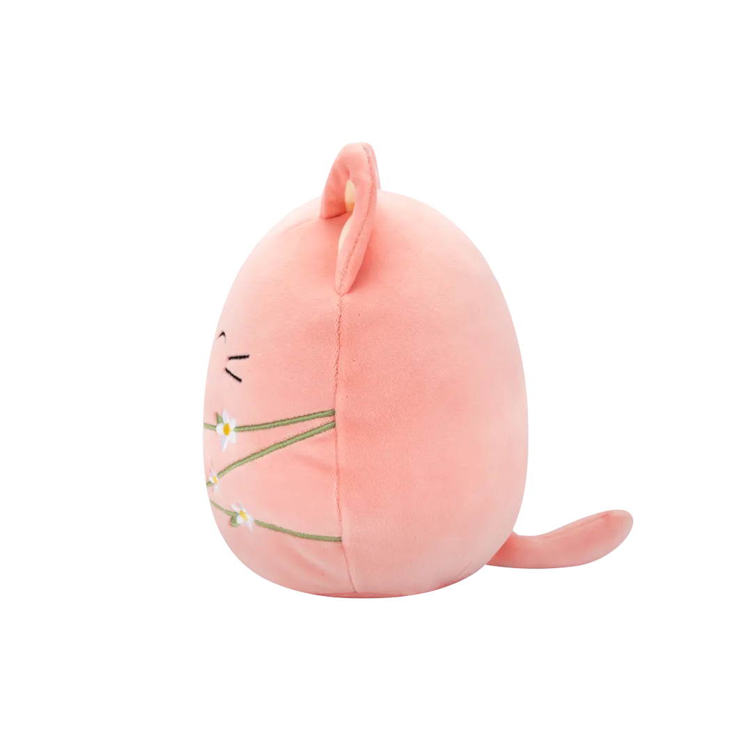 Squishmallows Wilka el Gato Melocotón Envuelto en Tallos de Flores, 20 cm - Image 3