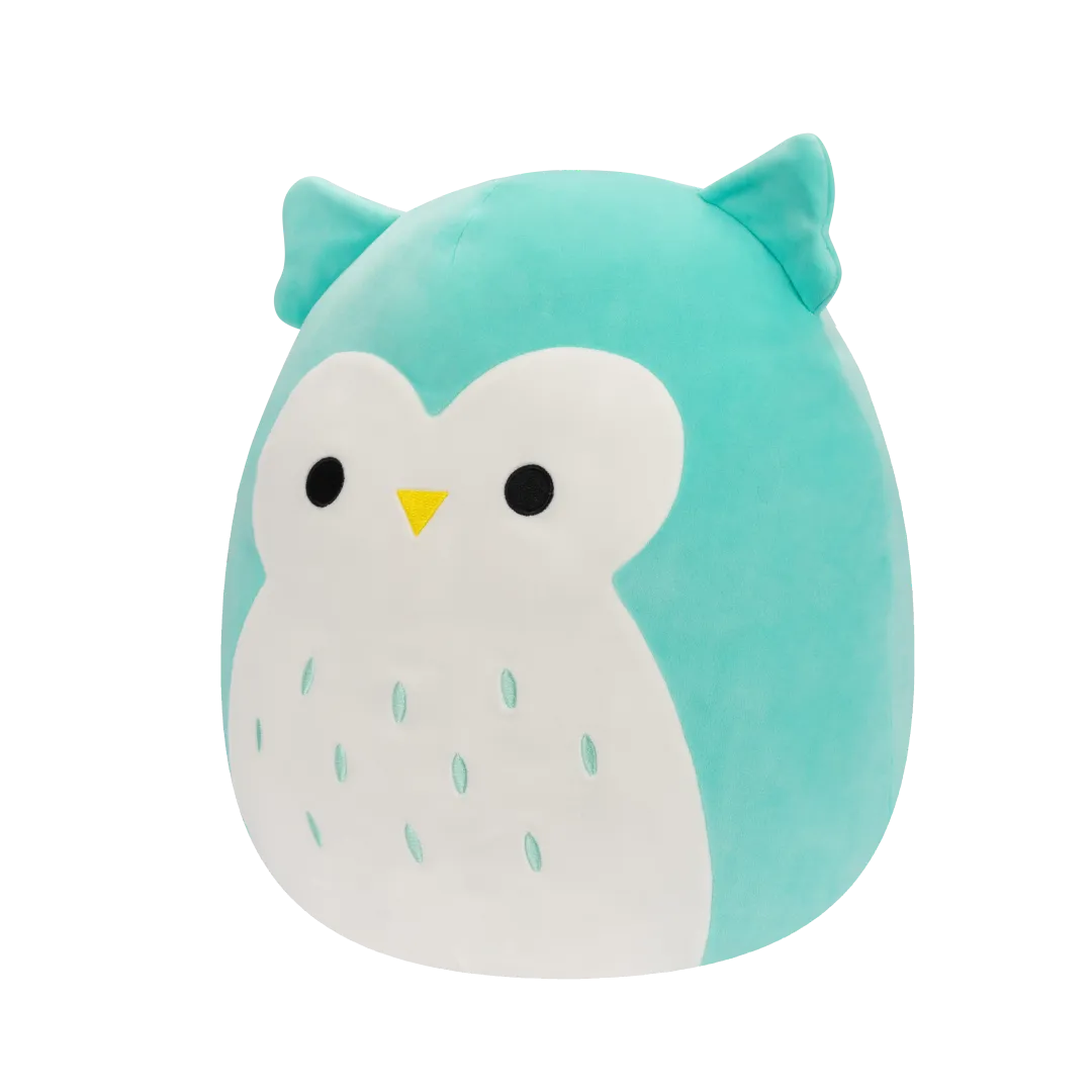 Squishmallows Winston el Búho verde turquesa, 20 cm - Image 3