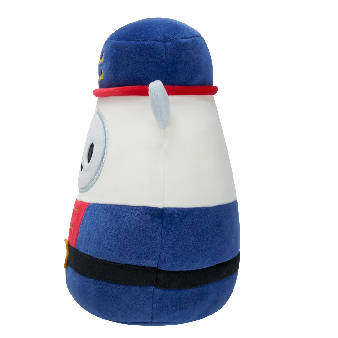Squishmallows Yuri el Yeti Blanco con Traje de Cascanueces Azul, 20 cm - Image 3