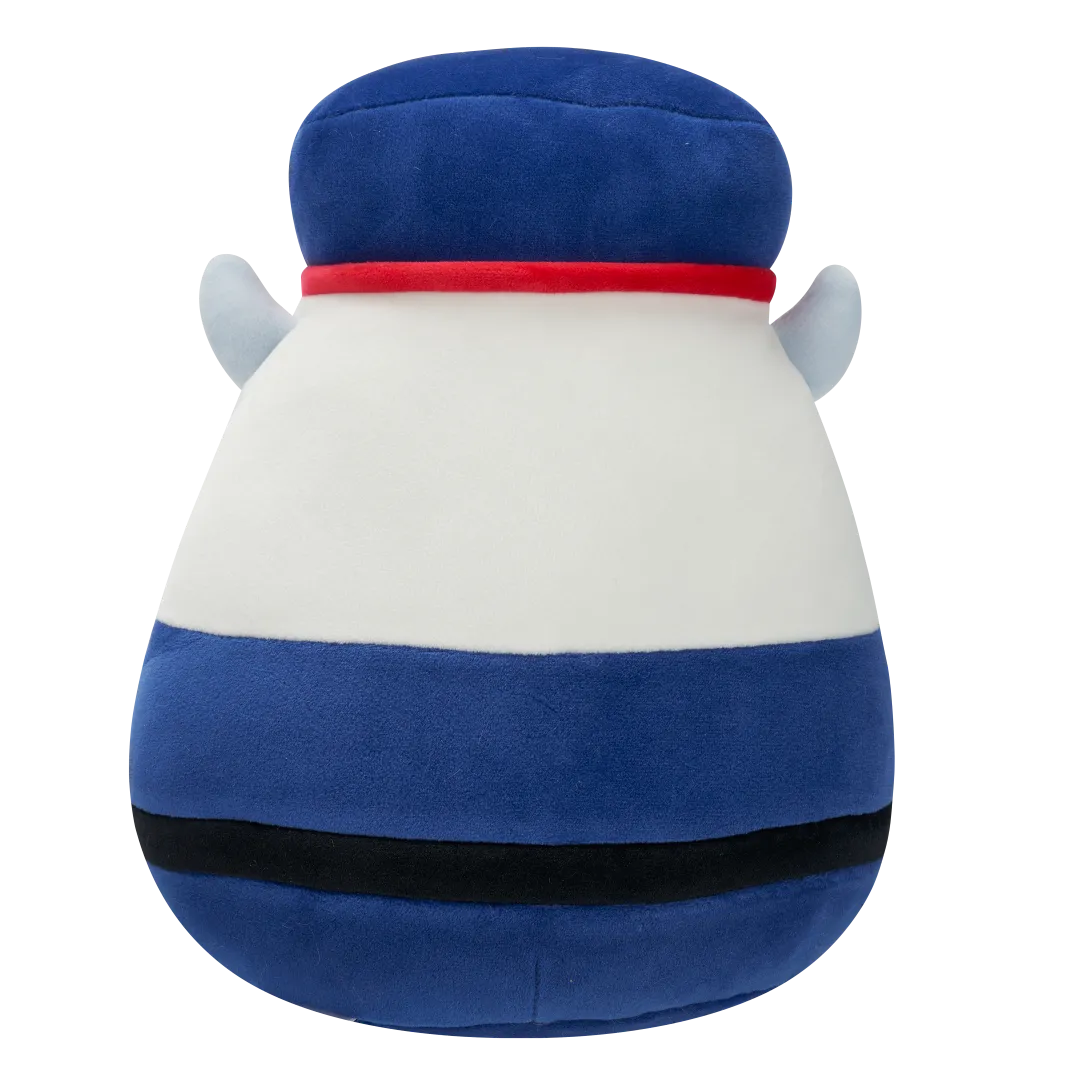 Squishmallows Yuri el Yeti Blanco con Traje de Cascanueces Azul, 20 cm - Image 4