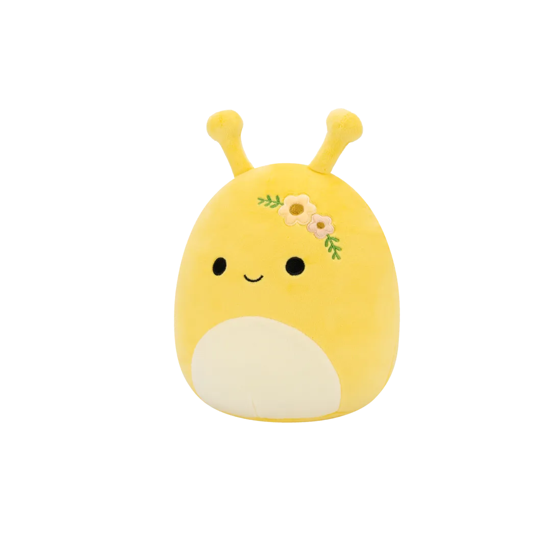 Squishmallows Zarina La Babosa Amarilla de Plátano con Flores, 20 cm - Image 2