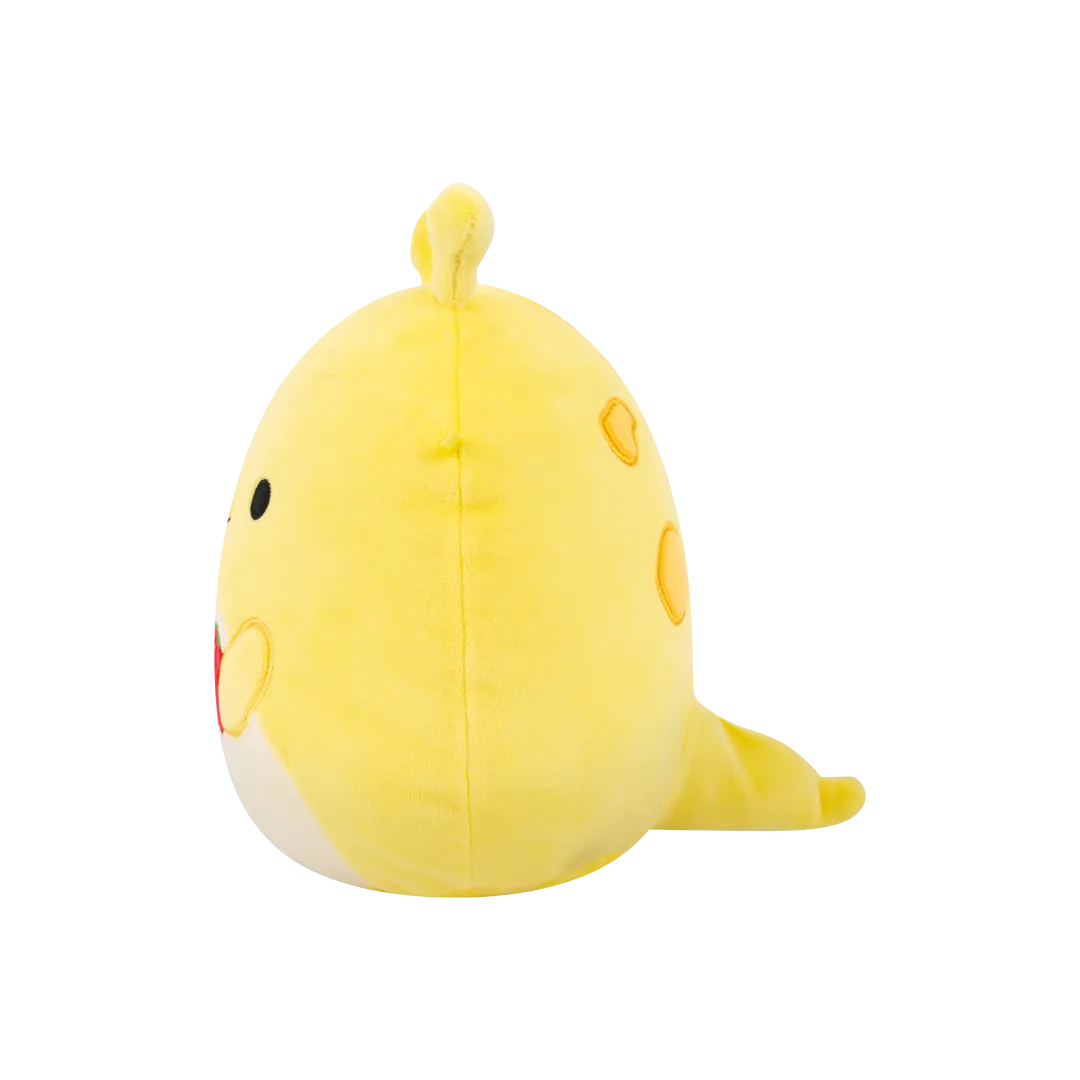 Squishmallows Zarina, La Babosa Plátano Amarilla Con Tomate, 20 cm - Image 4