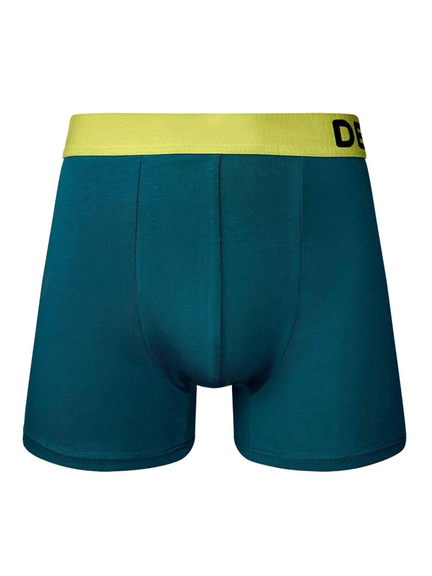 Bóxeres para hombre Verde turquesa y amarillo