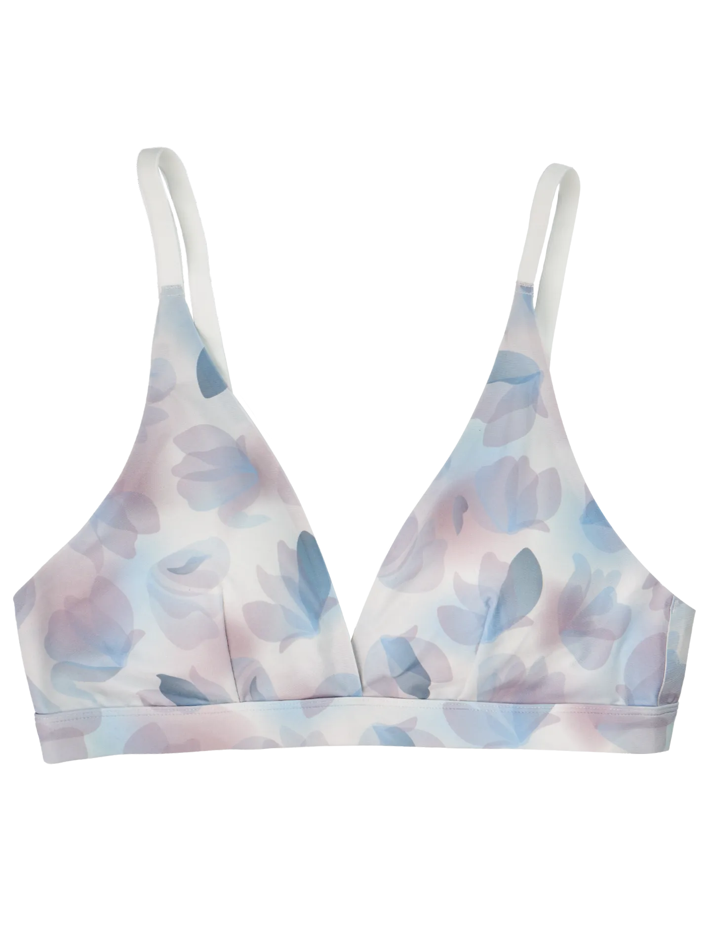 Bralette triangular sin costuras para mujer Pétalos de mañana