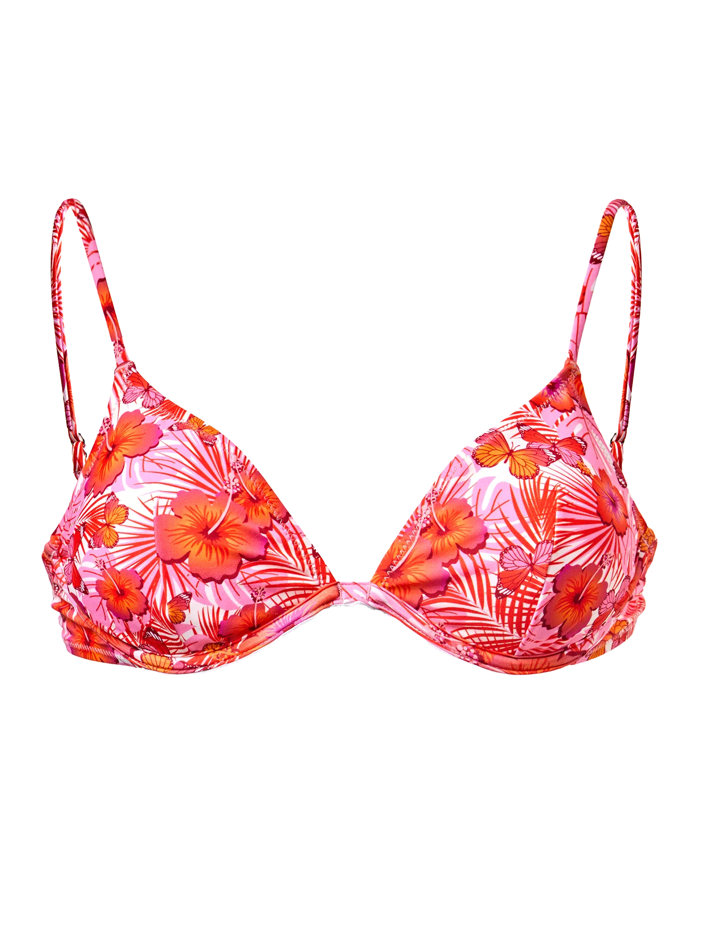 Top de bikini con aro Hibisco
