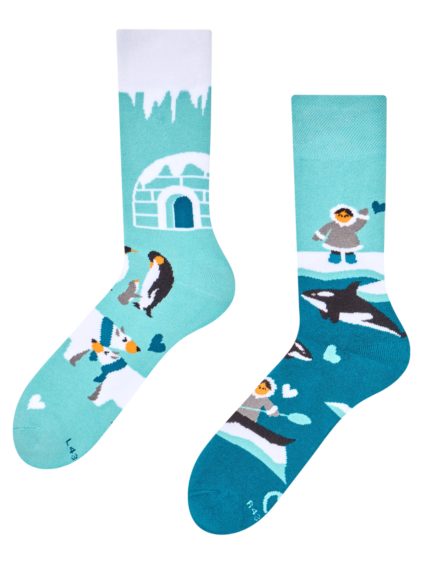 Calcetines de inverno Amor ártico