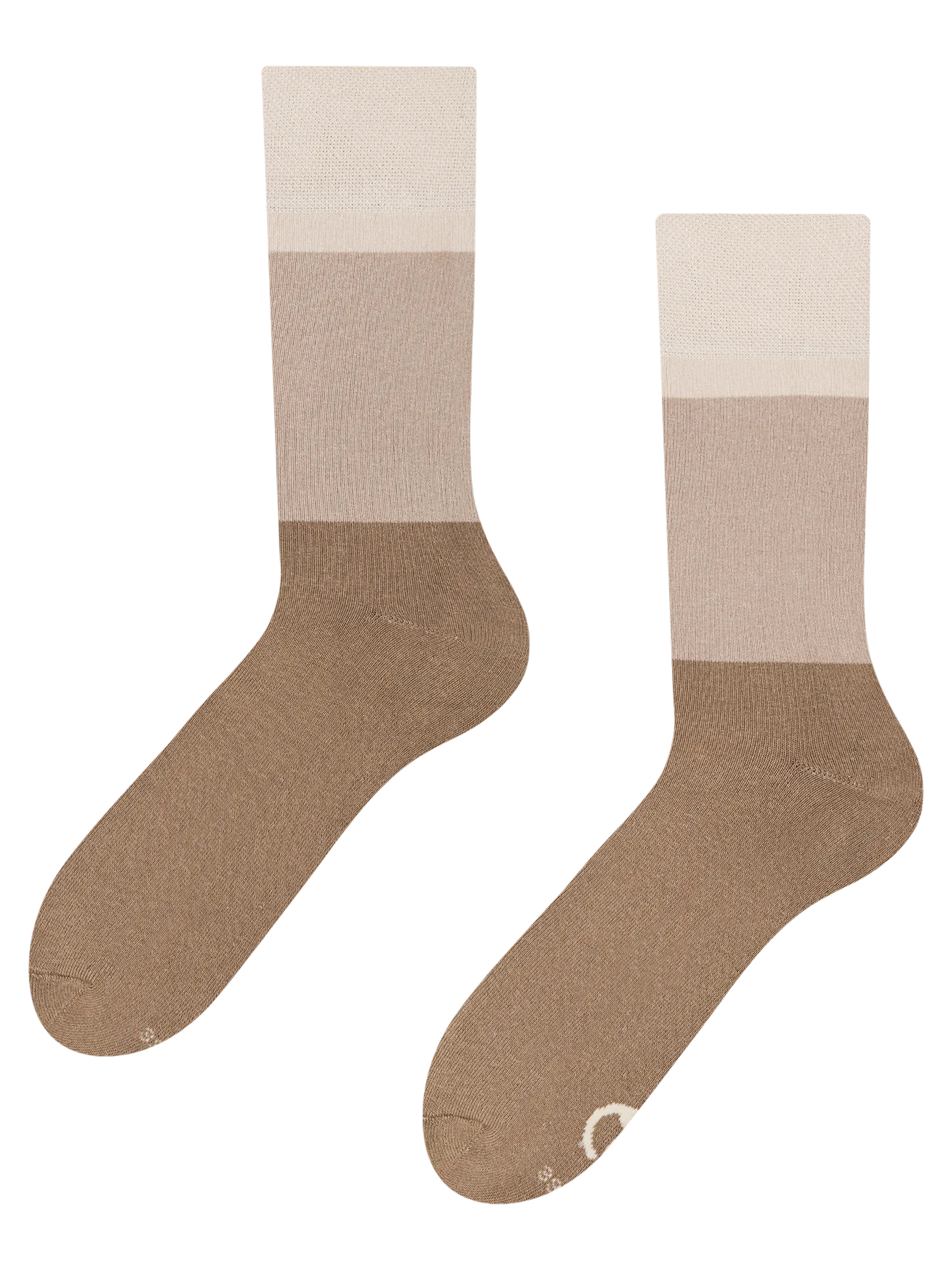 Calcetines de invierno Beige tricolor