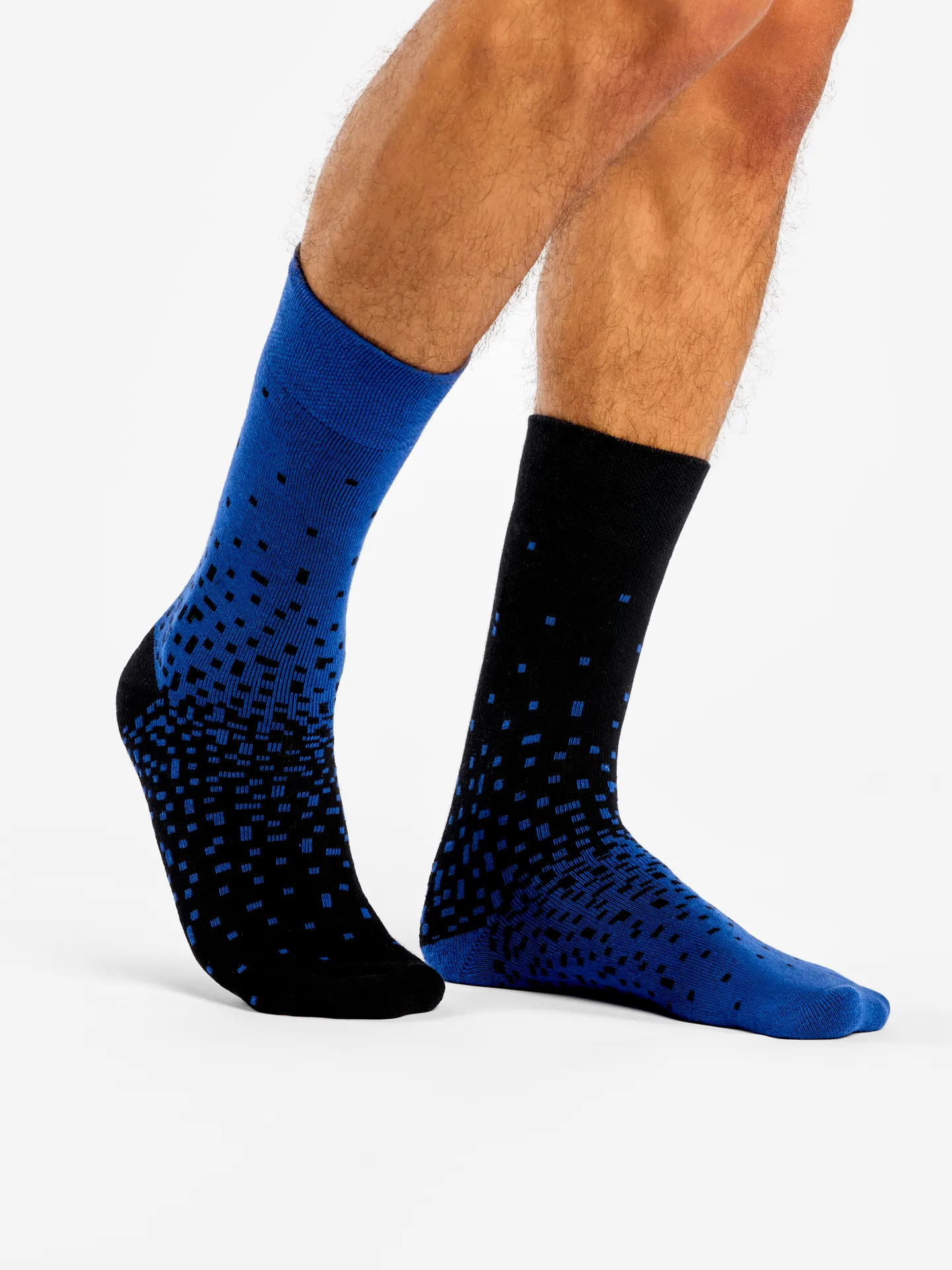 Calcetines de invierno Azul y negro - Image 3