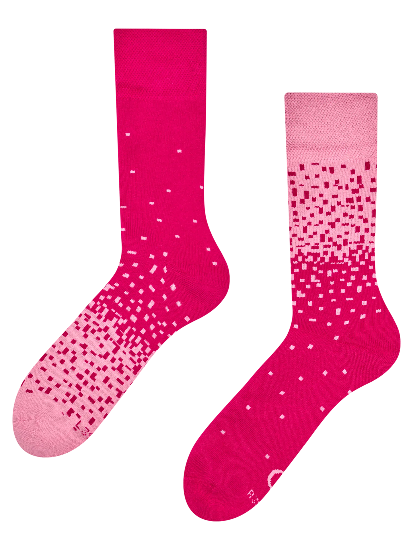 Calcetines de invierno Rosa claro y oscuro