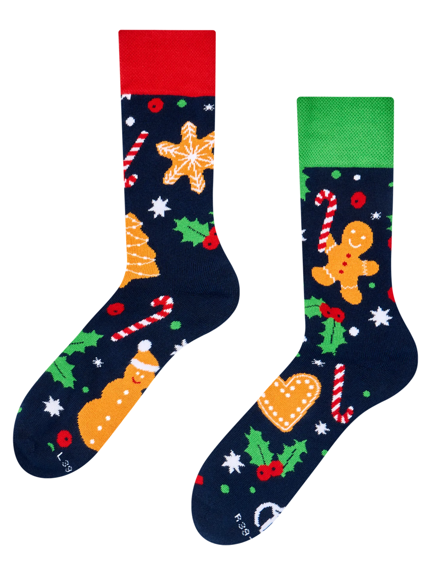 Calcetines de invierno Galletas de jengibre y dulces