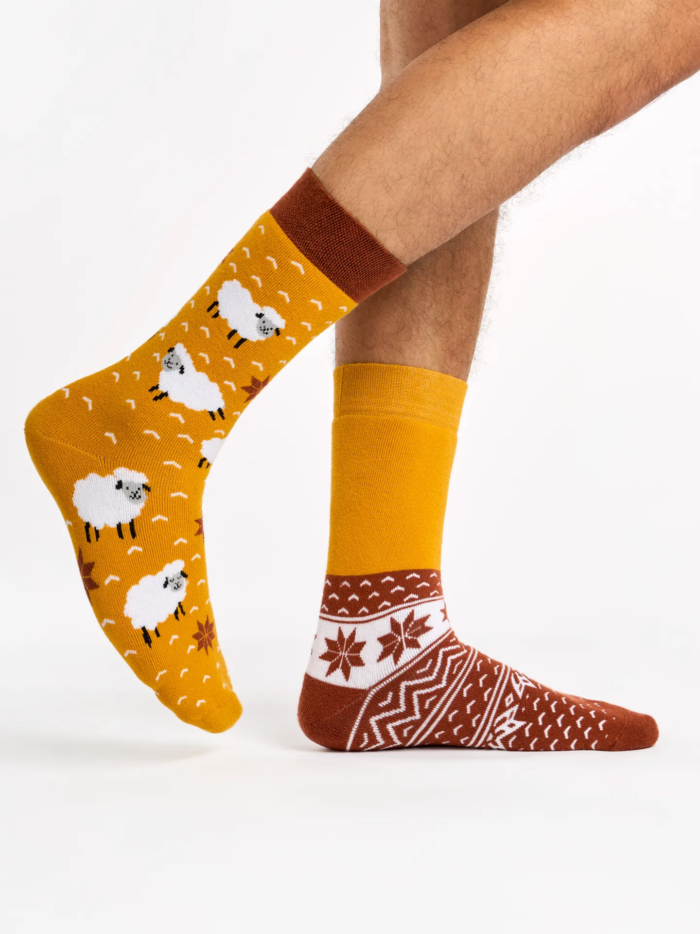 Calcetines de invierno alegres Ovejas con sudadera - Image 3
