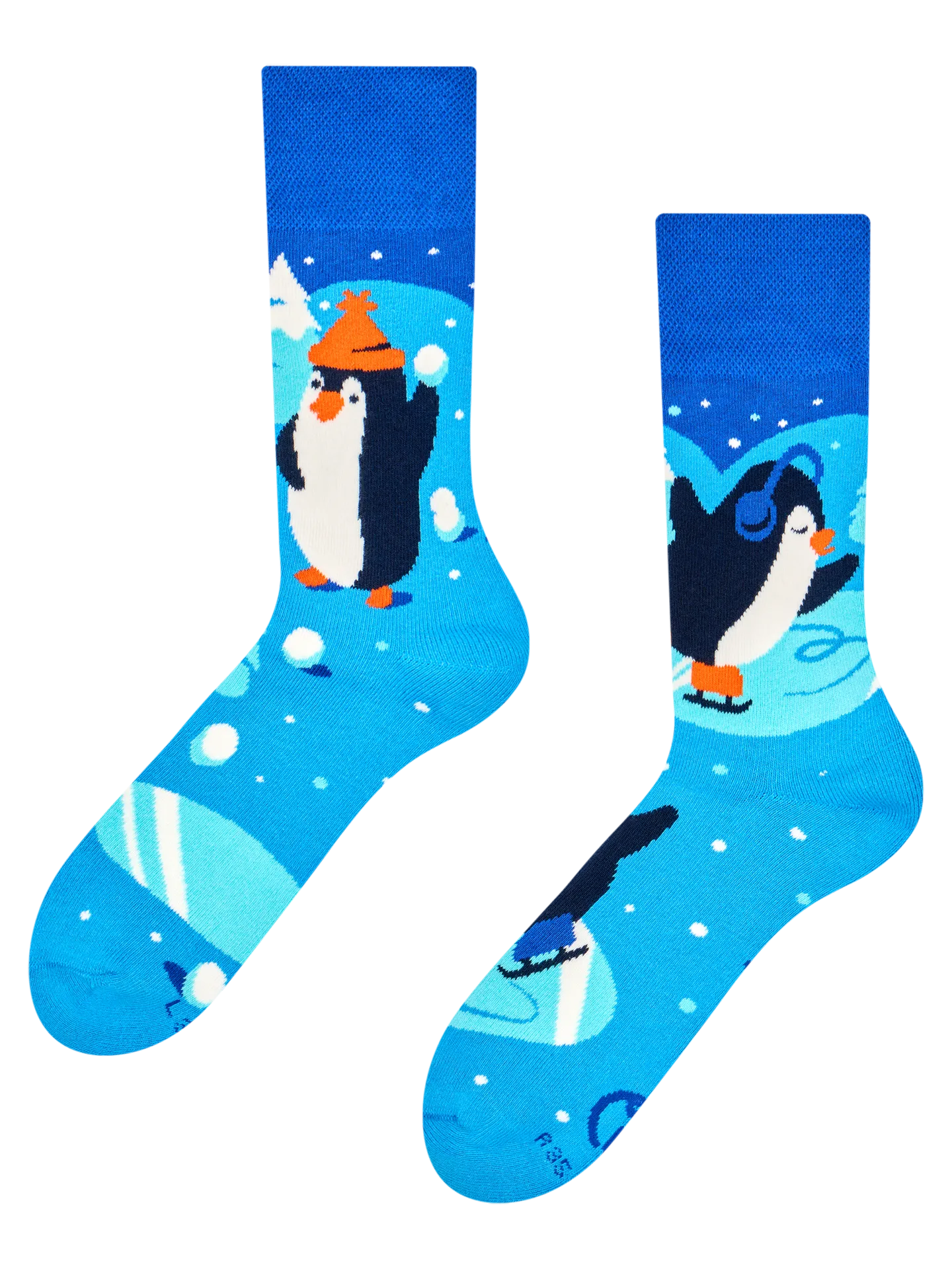 Calcetines de invierno Pingüinos patinadores