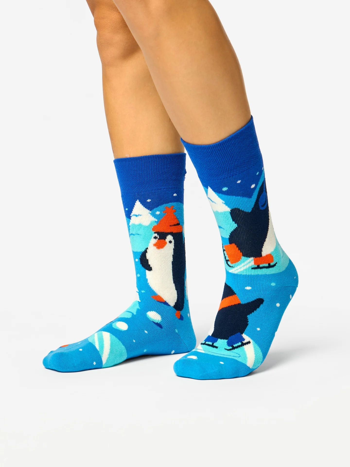 Calcetines de invierno Pingüinos patinadores - Image 2