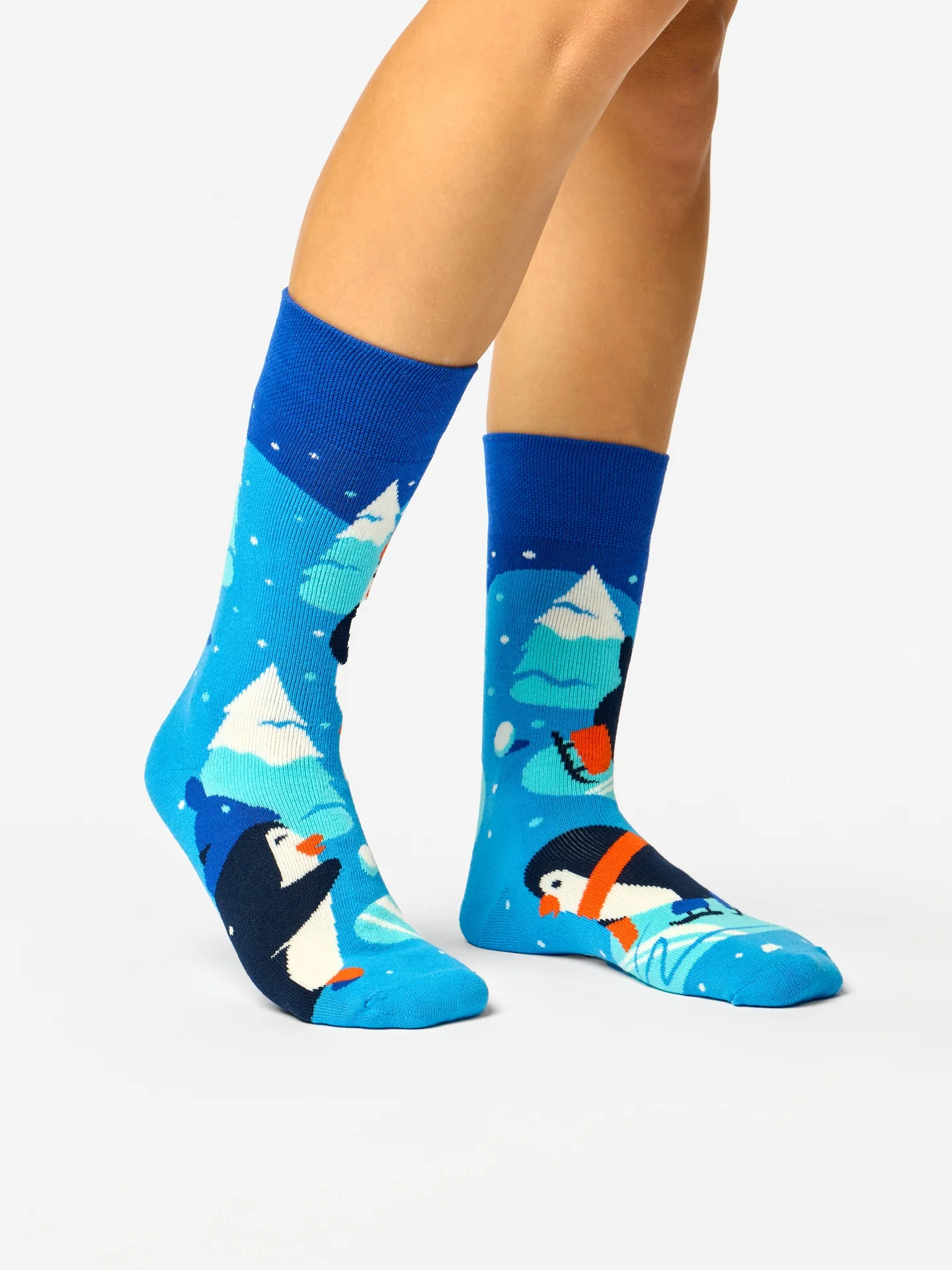 Calcetines de invierno Pingüinos patinadores - Image 3