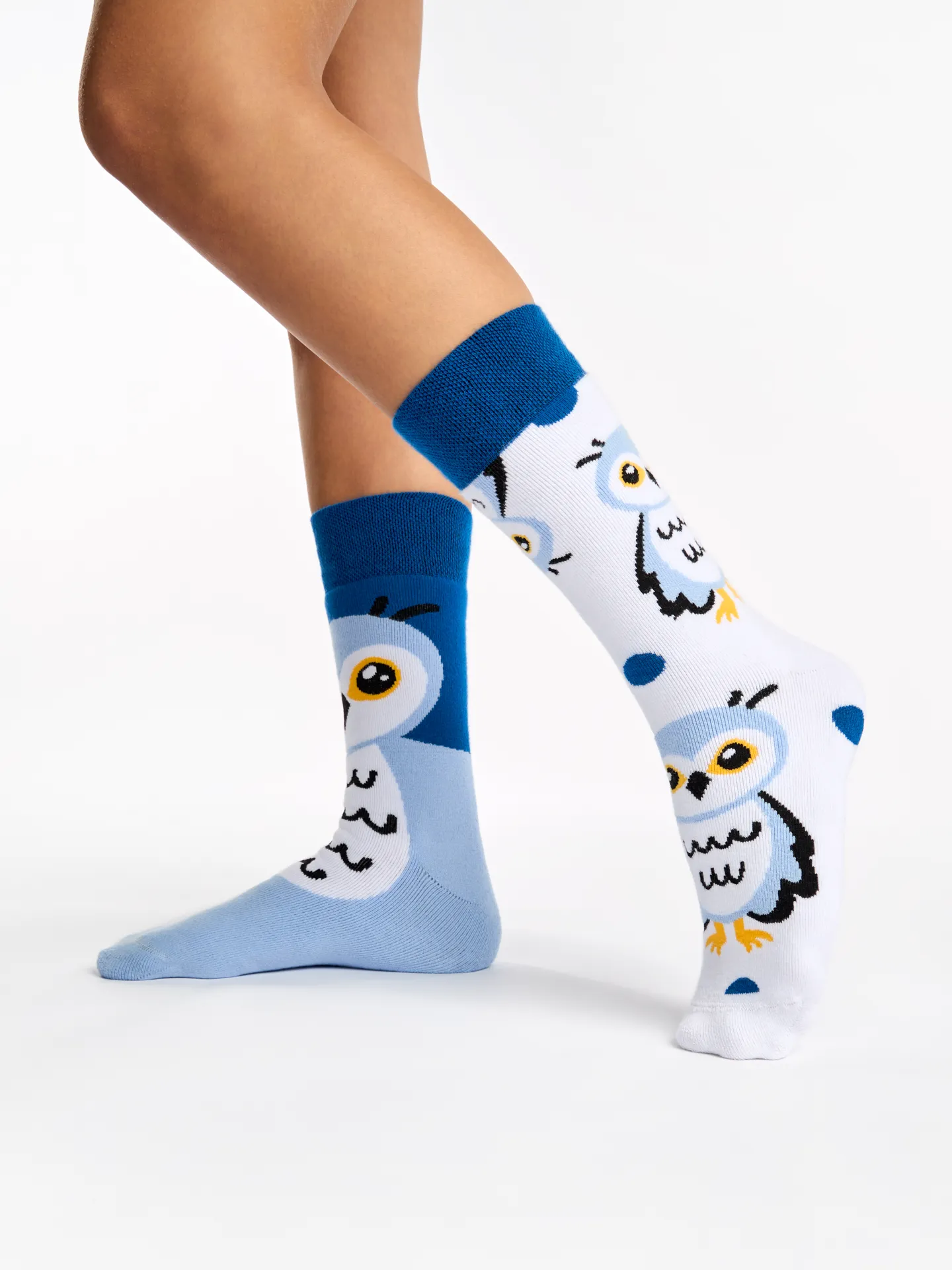 Calcetines de invierno alegres Búho nival - Image 3
