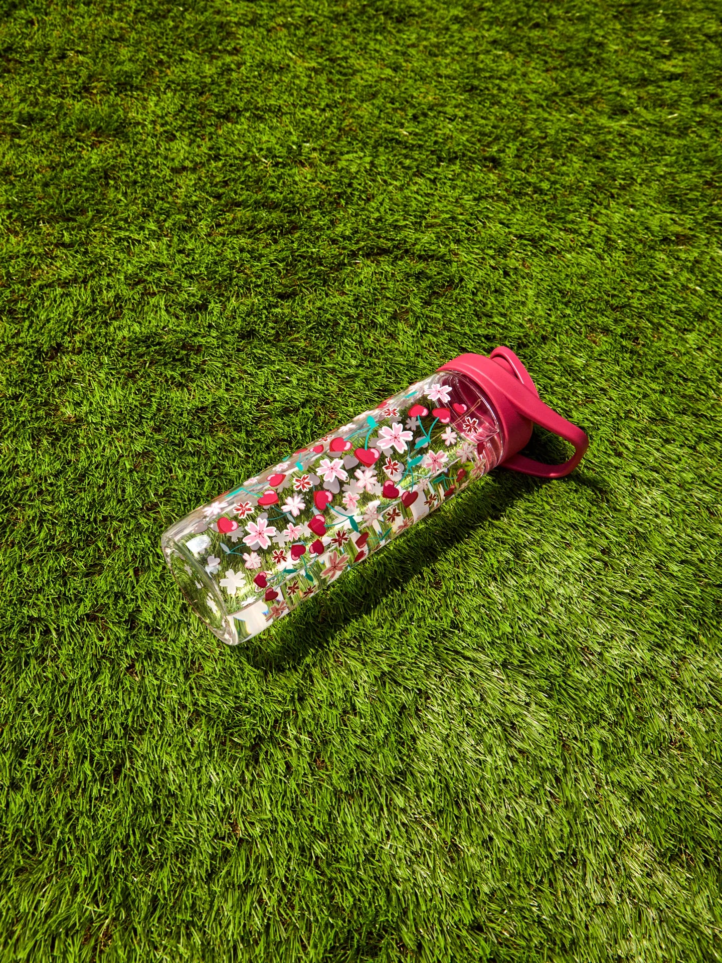 Botella de agua alegre Amor por las cerezas 700 ml - Image 3