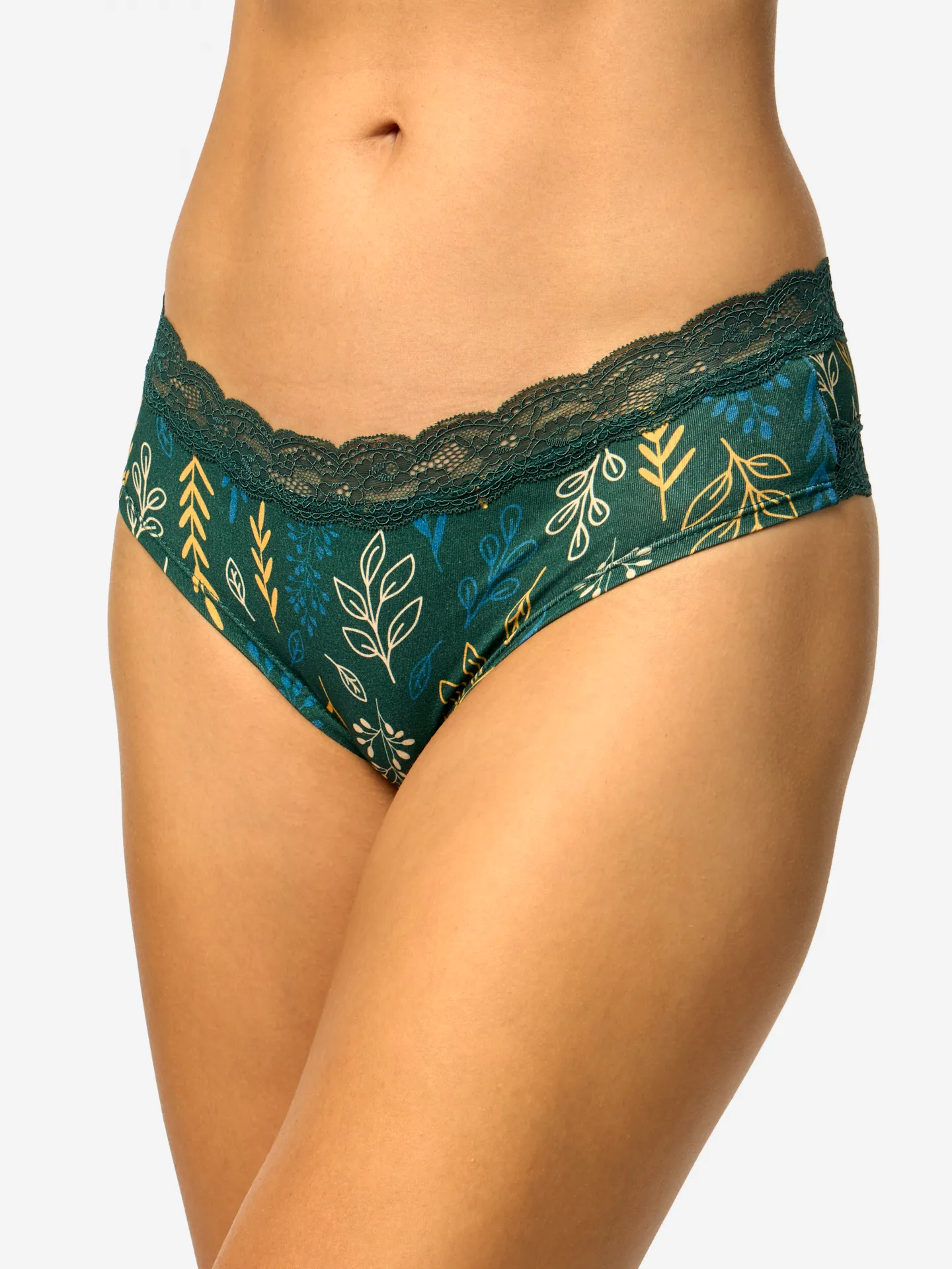 Bragas con encaje para mujer Hojas de otoño - Image 3