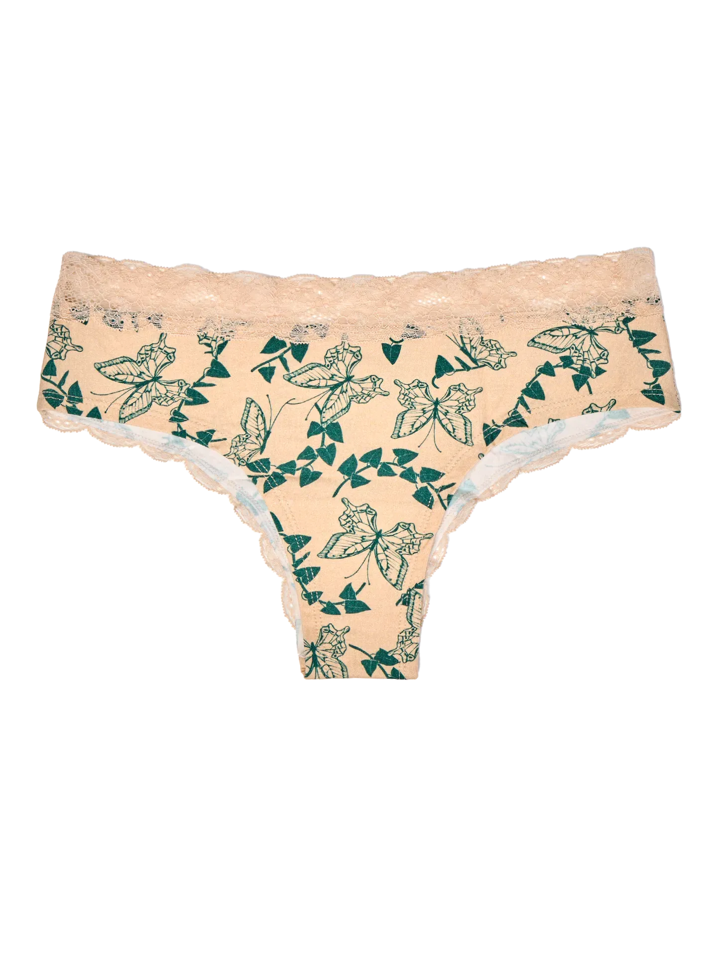 Bragas con encaje para mujer Hiedra y mariposas