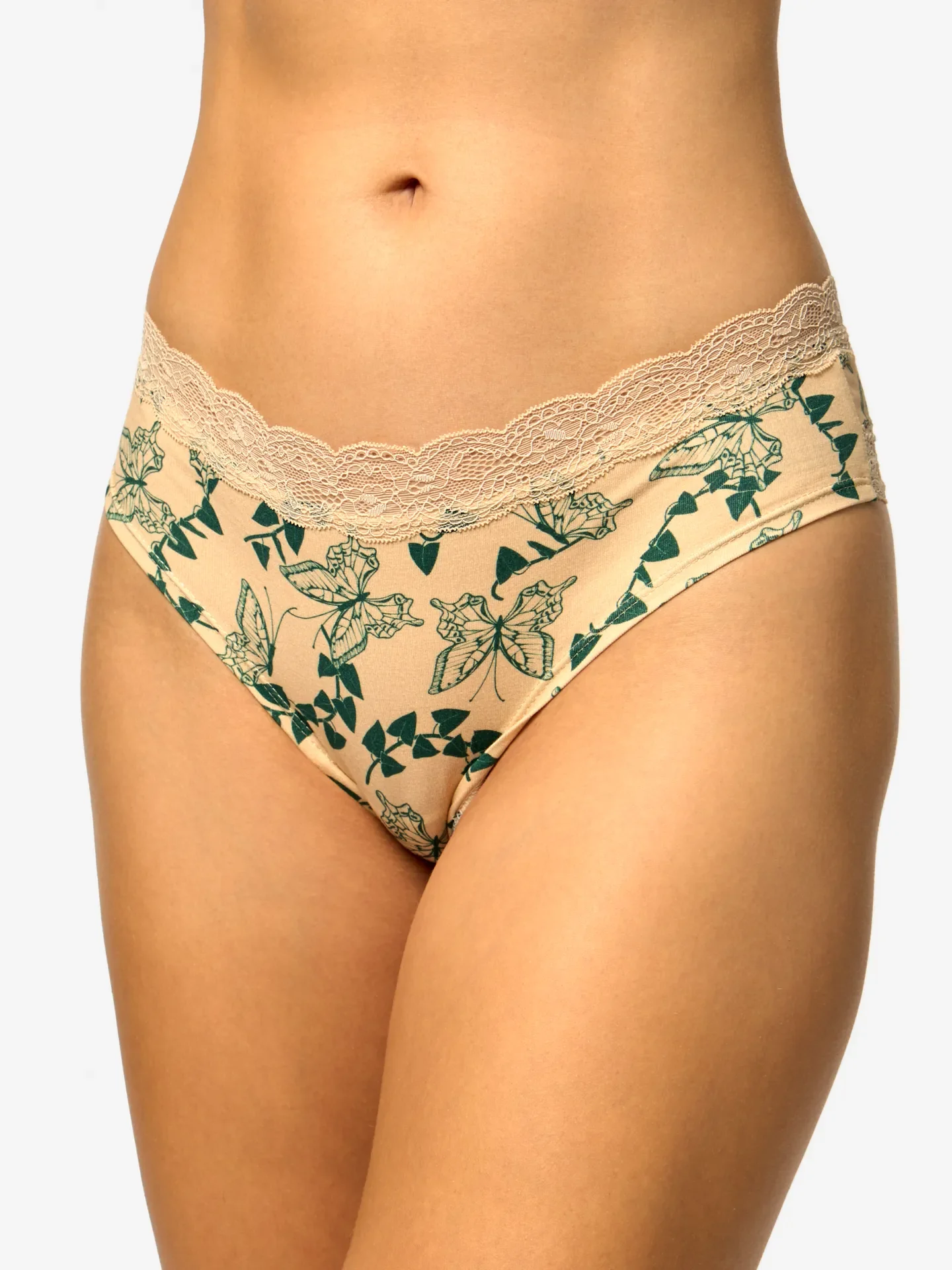 Bragas con encaje para mujer Hiedra y mariposas - Image 3