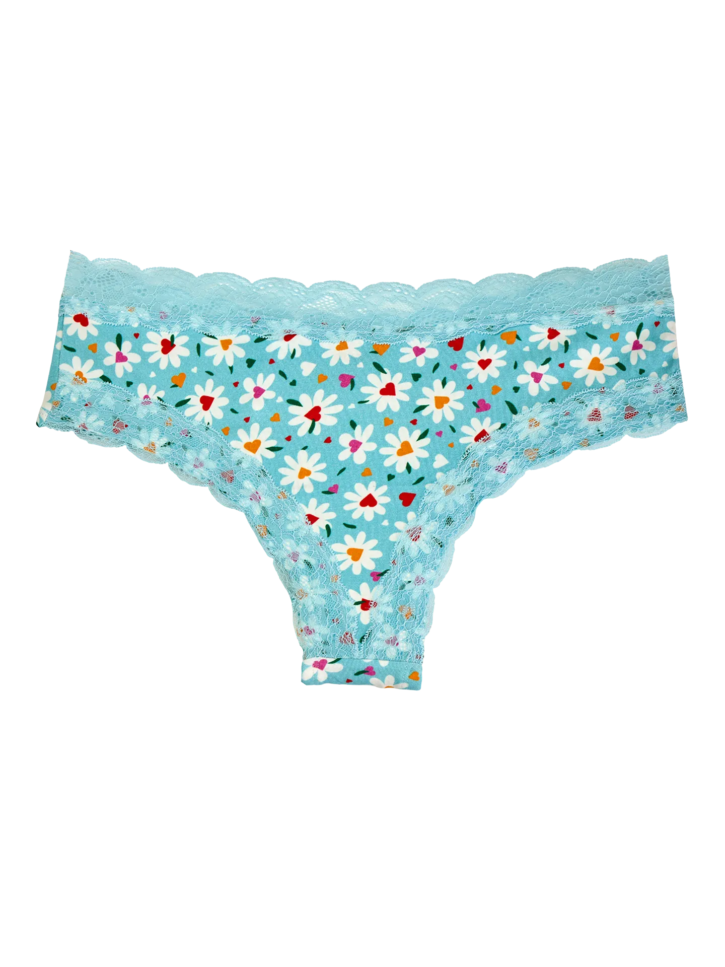 Bragas con encaje para mujer Corazones y margaritas - Image 2