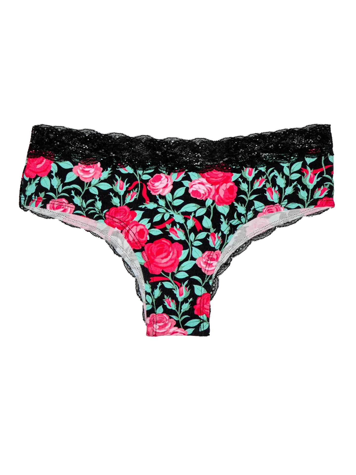 Bragas con encaje para mujer Jardín de rosas
