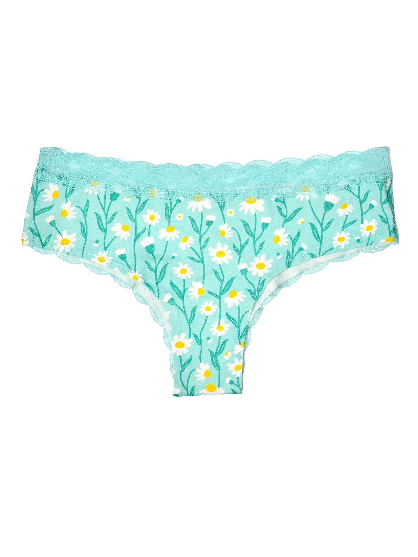 Bragas con encaje para mujer Camomila turquesa