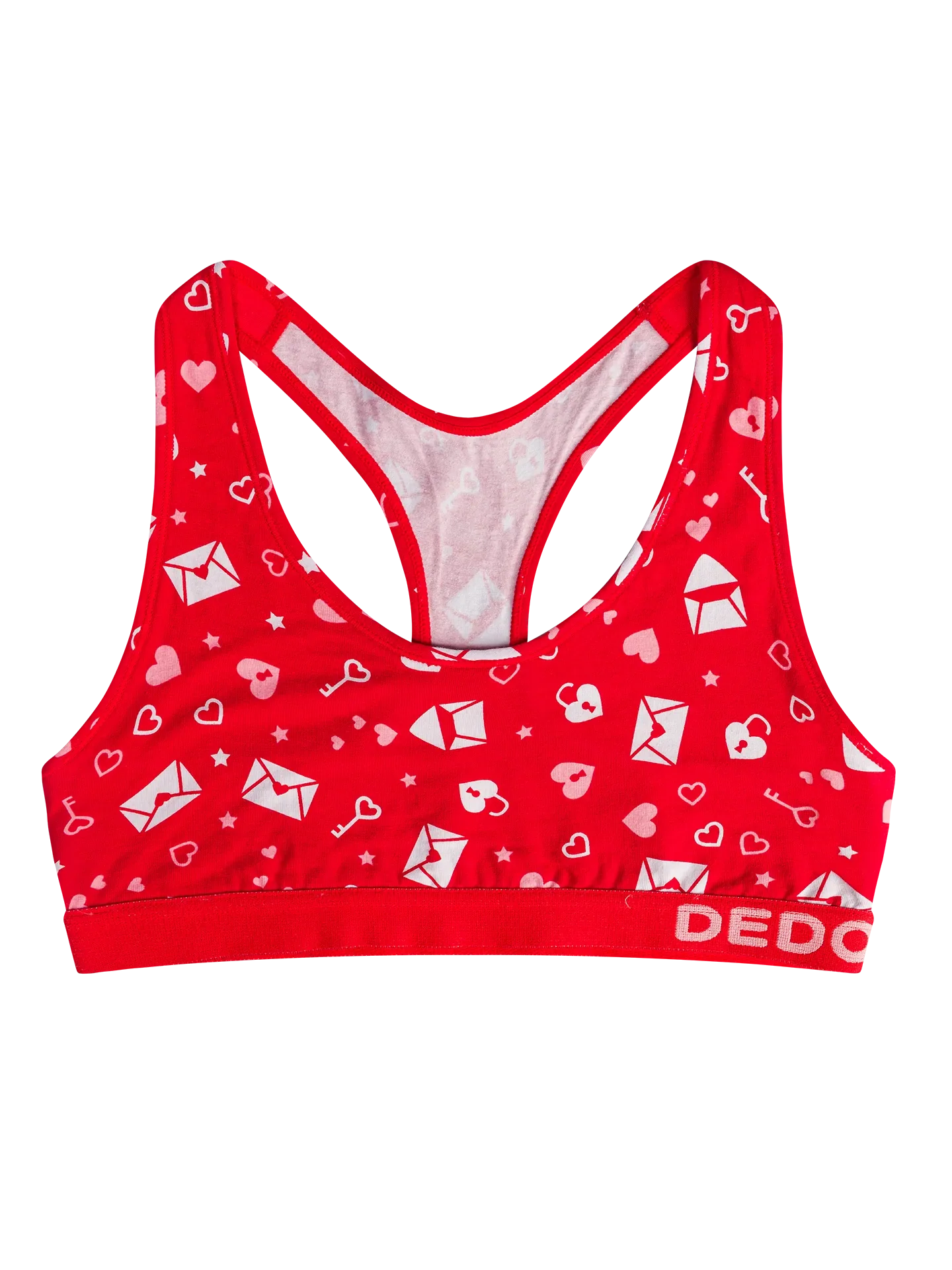 Bralette alegre para mujer Cartas de amor