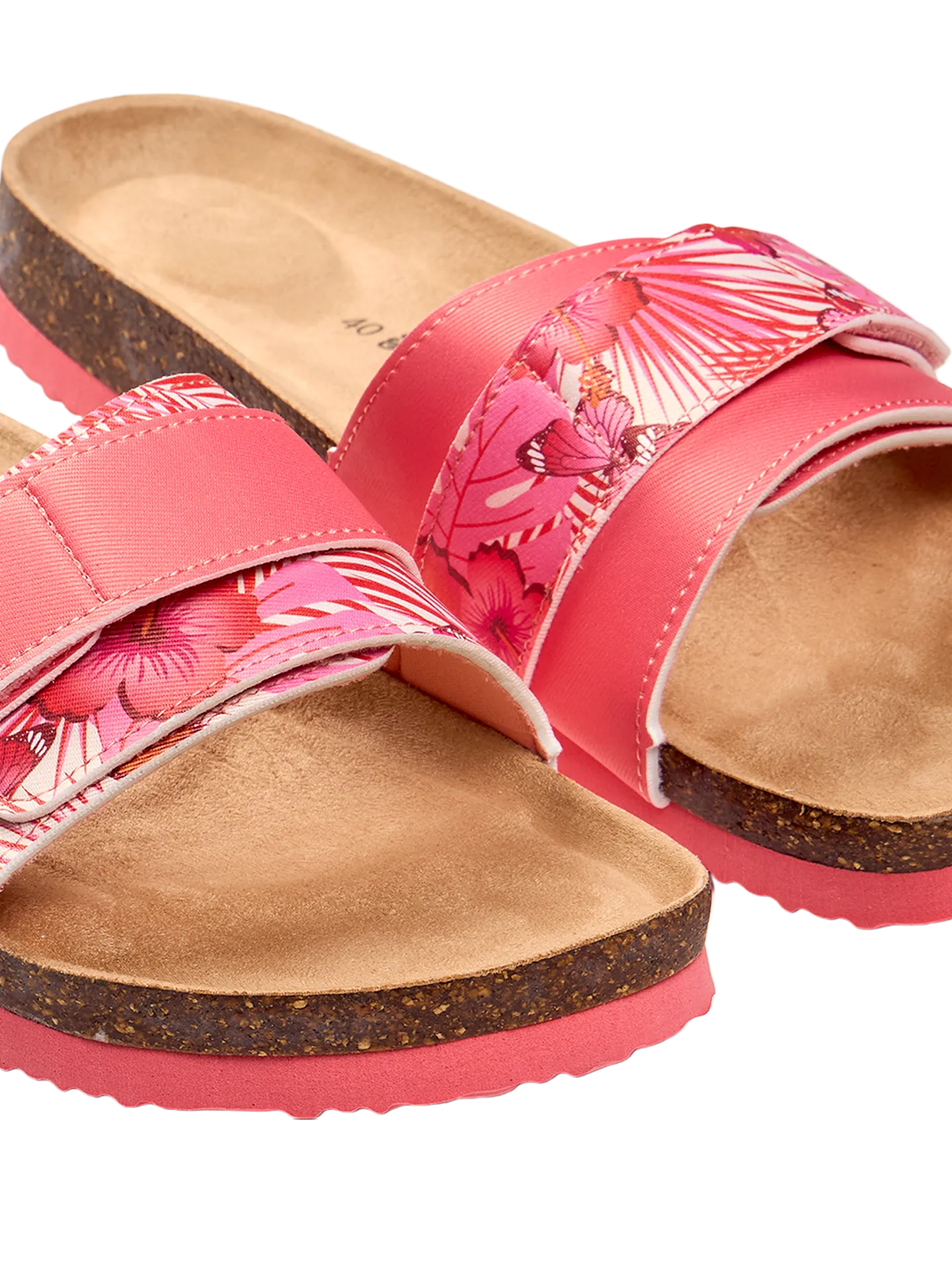 Sandalias con suela de corcho para mujer Hibisco - Image 3