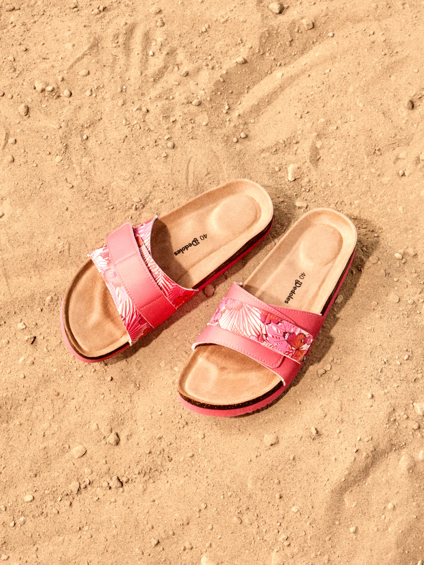 Sandalias con suela de corcho para mujer Hibisco - Image 5