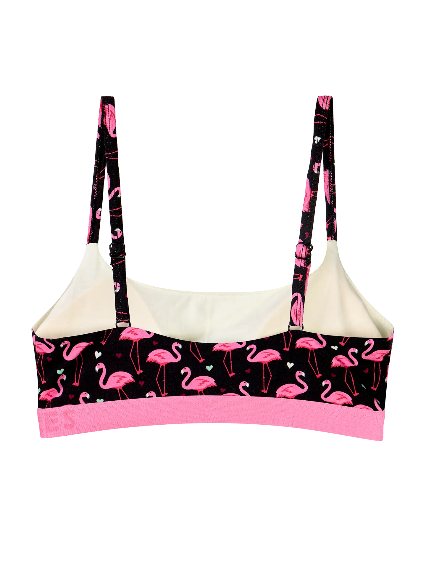 Bralette alegre de modal para mujer Flamencos y corazones - Image 2
