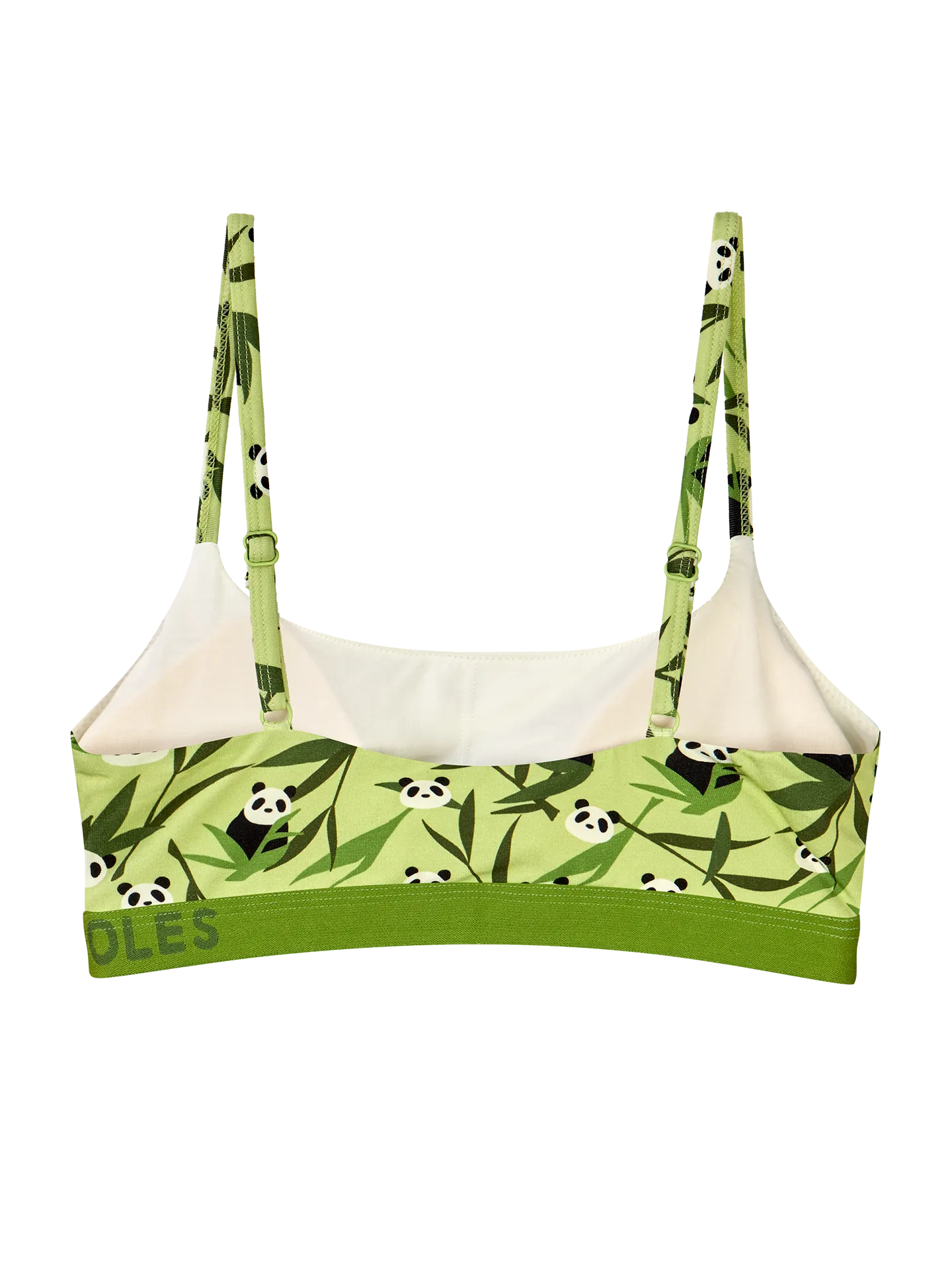 Bralette alegre de modal para mujer Pandas y bambú - Image 2