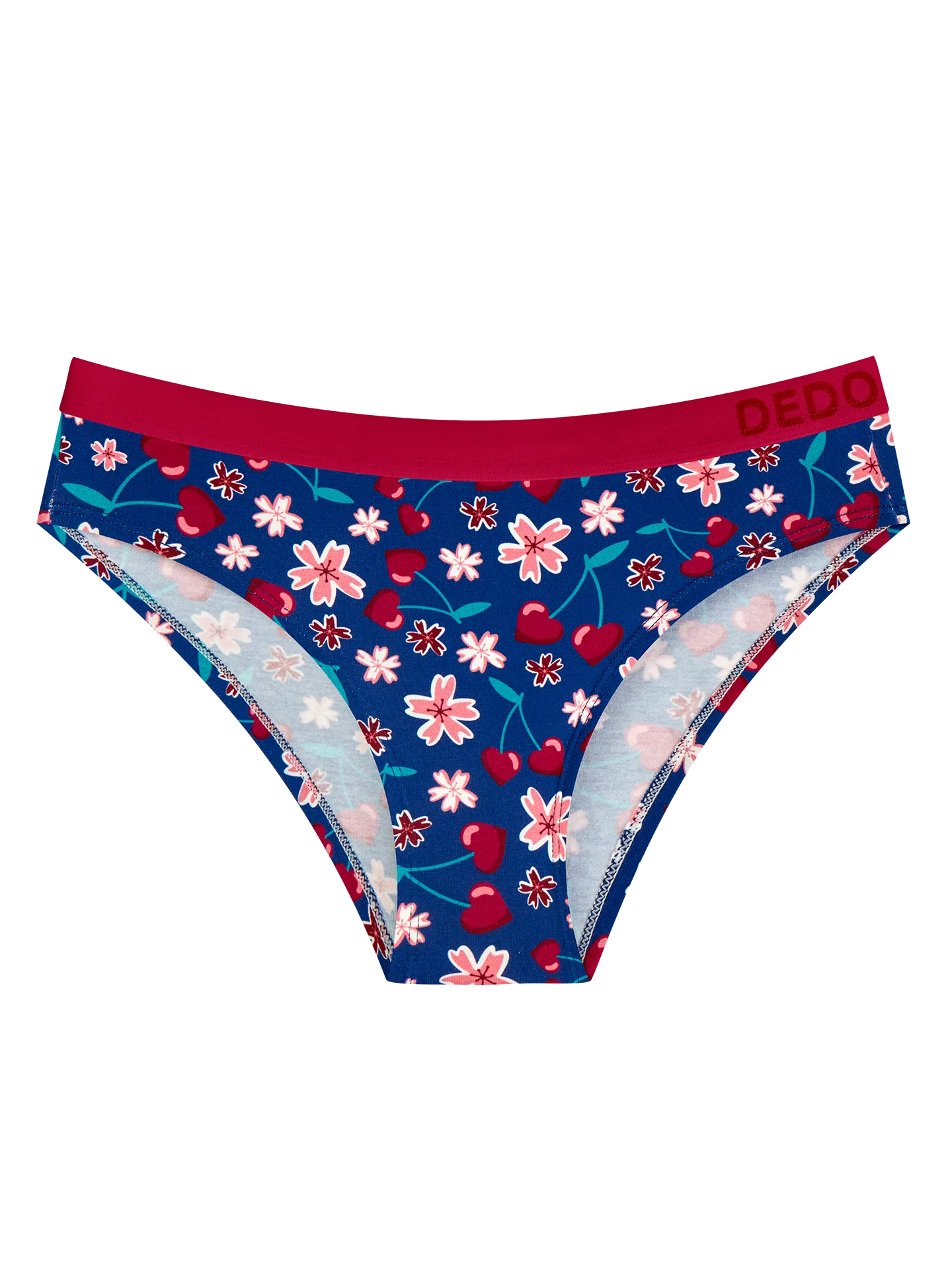 Bragas de modal alegres para mujer Amor por las cerezas