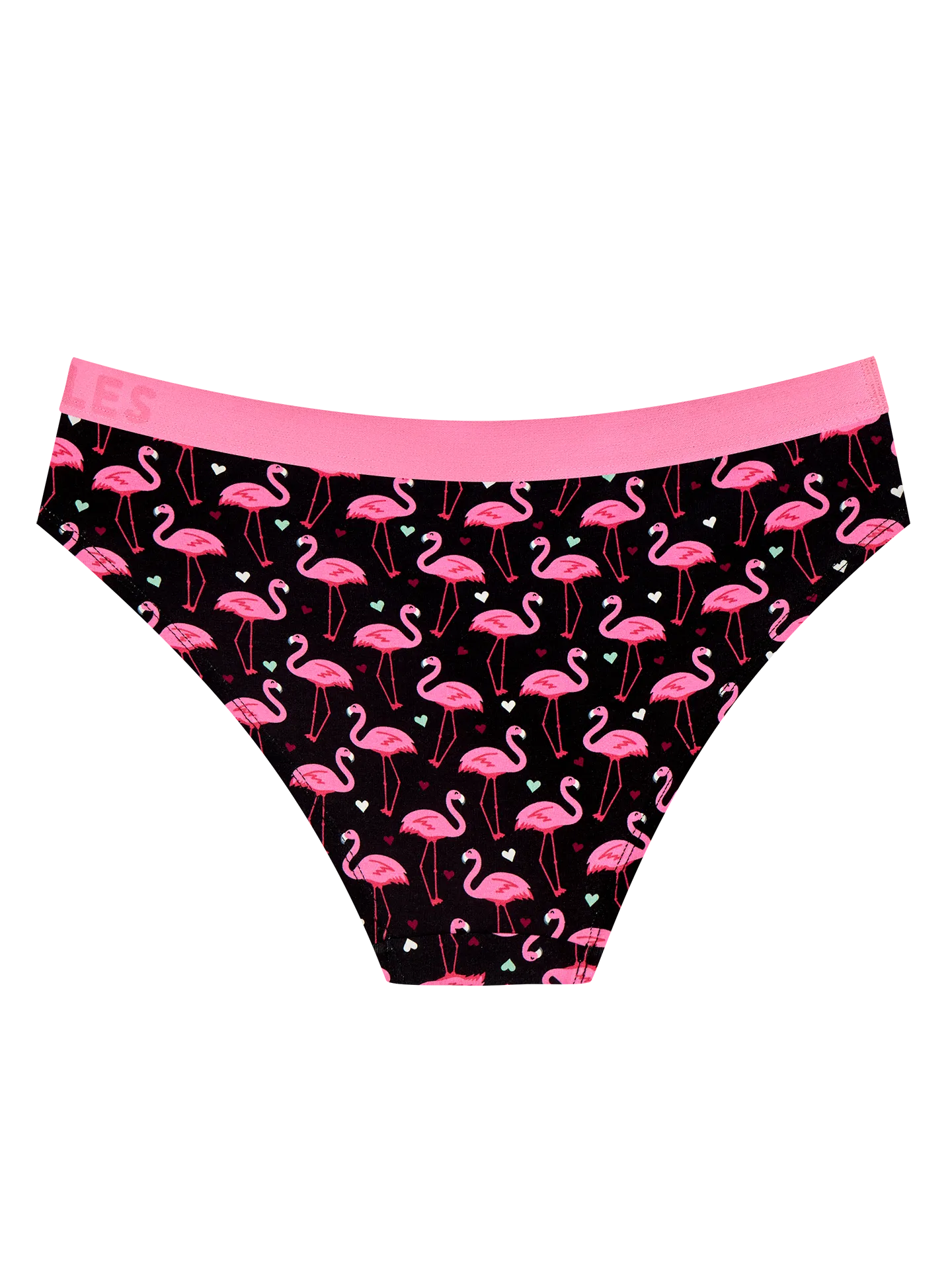 Bragas de modal alegres para mujer Flamencos y corazones - Image 3