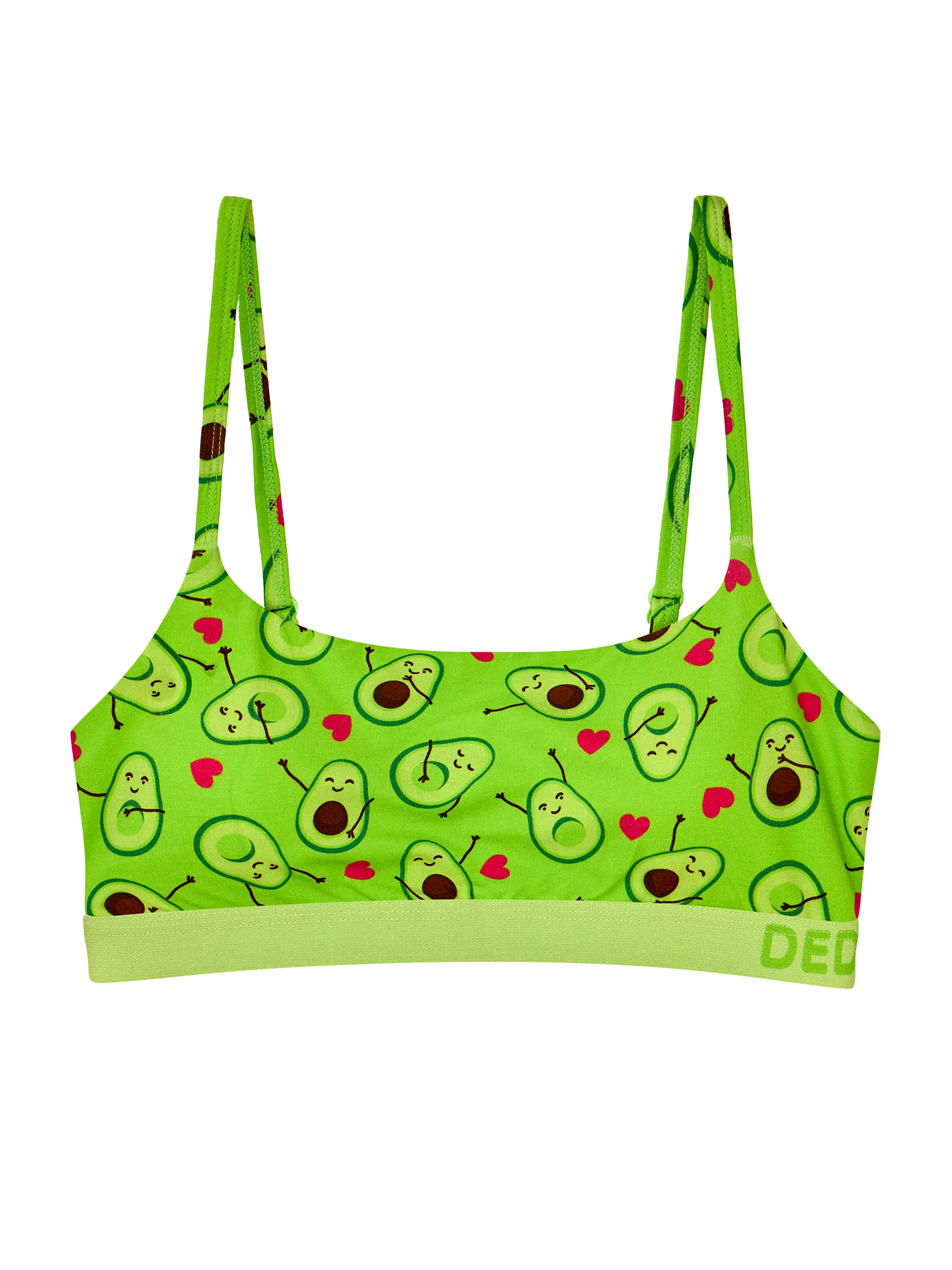 Bralette de modal para mujer Amor por los aguacates