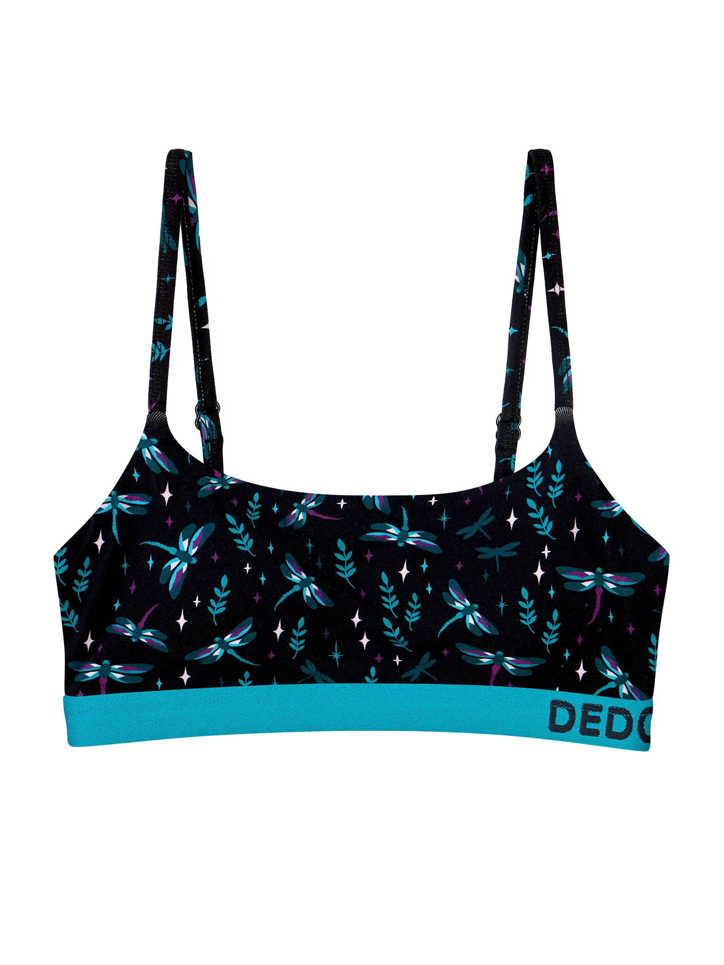 Bralette de modal para mujer Libélulas en la noche