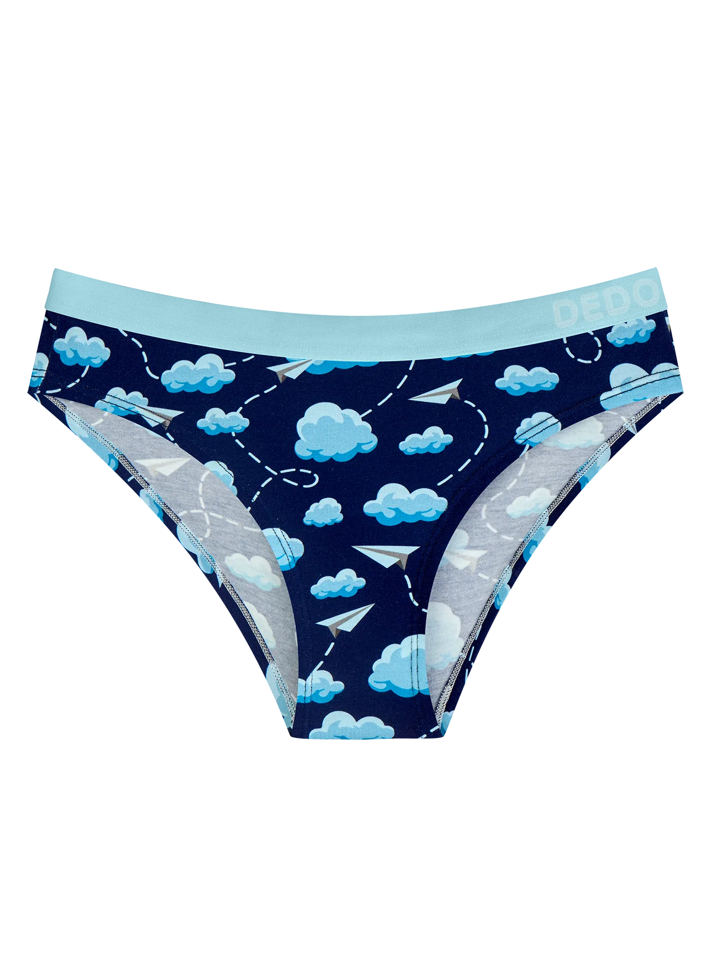Bragas de modal para mujer Nubes y aviones de papel