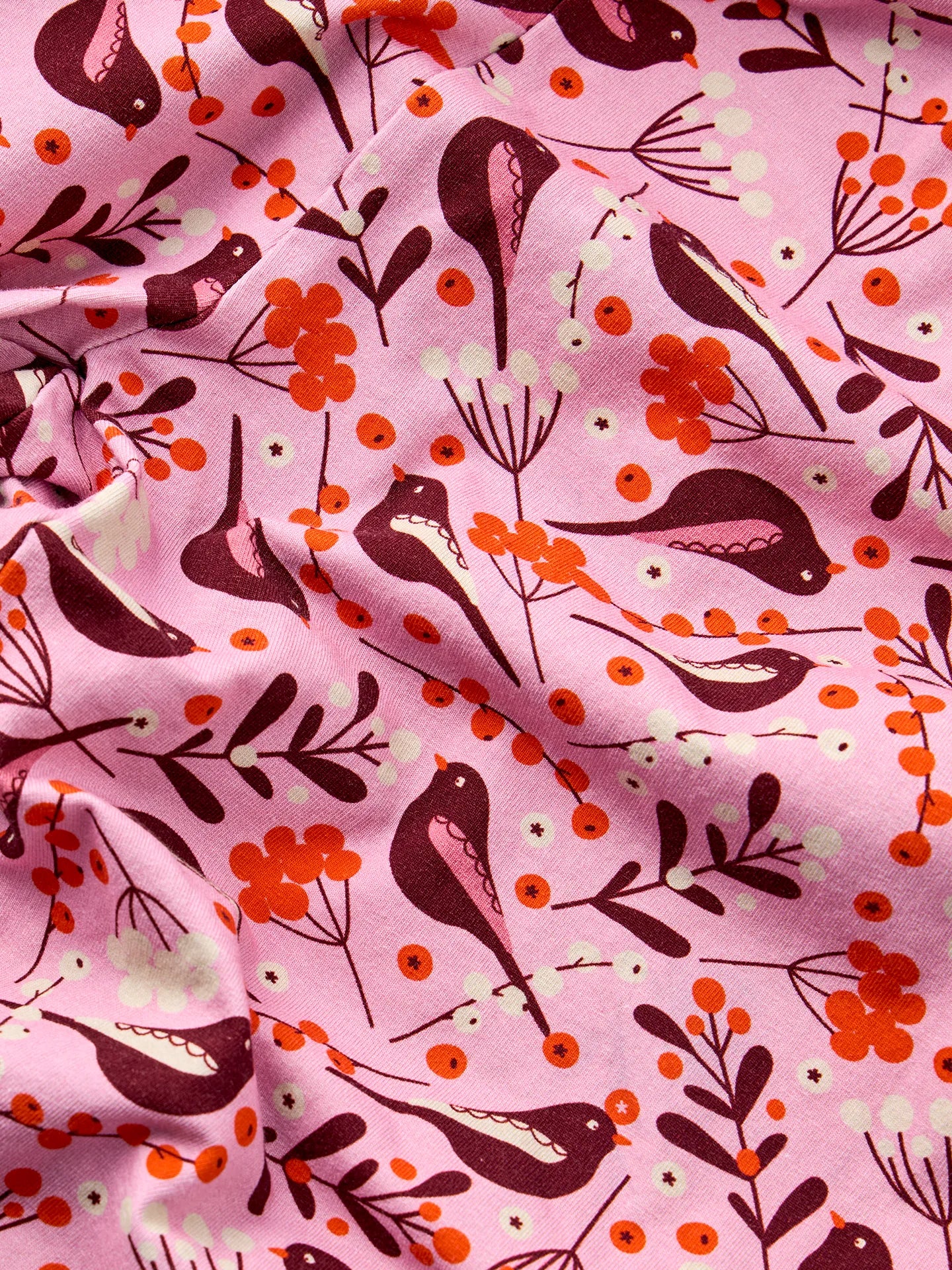 Pijama alegre para mujer Pájaros y bayas - Image 3