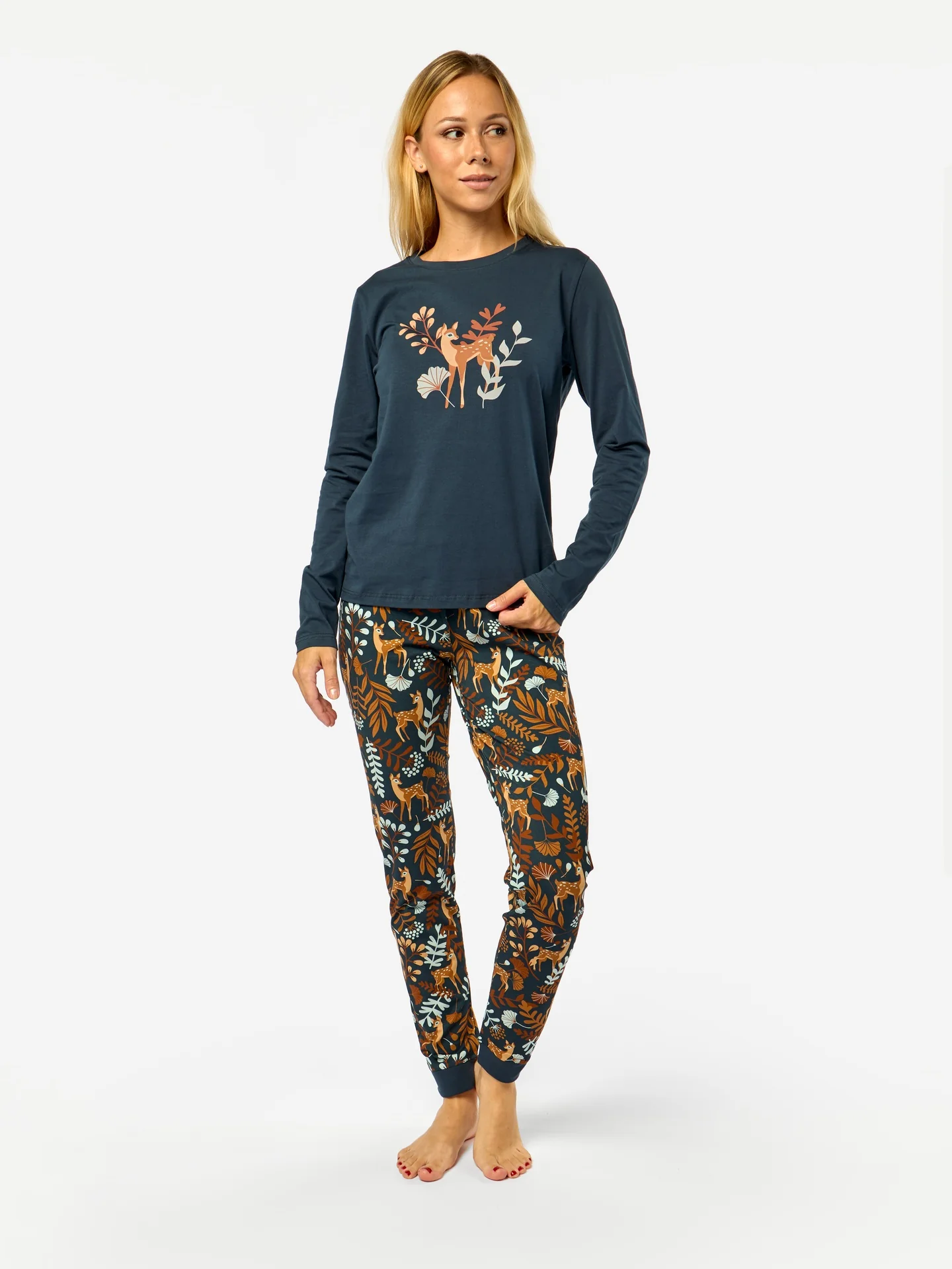 Pijama alegre para mujer Ciervo - Image 3