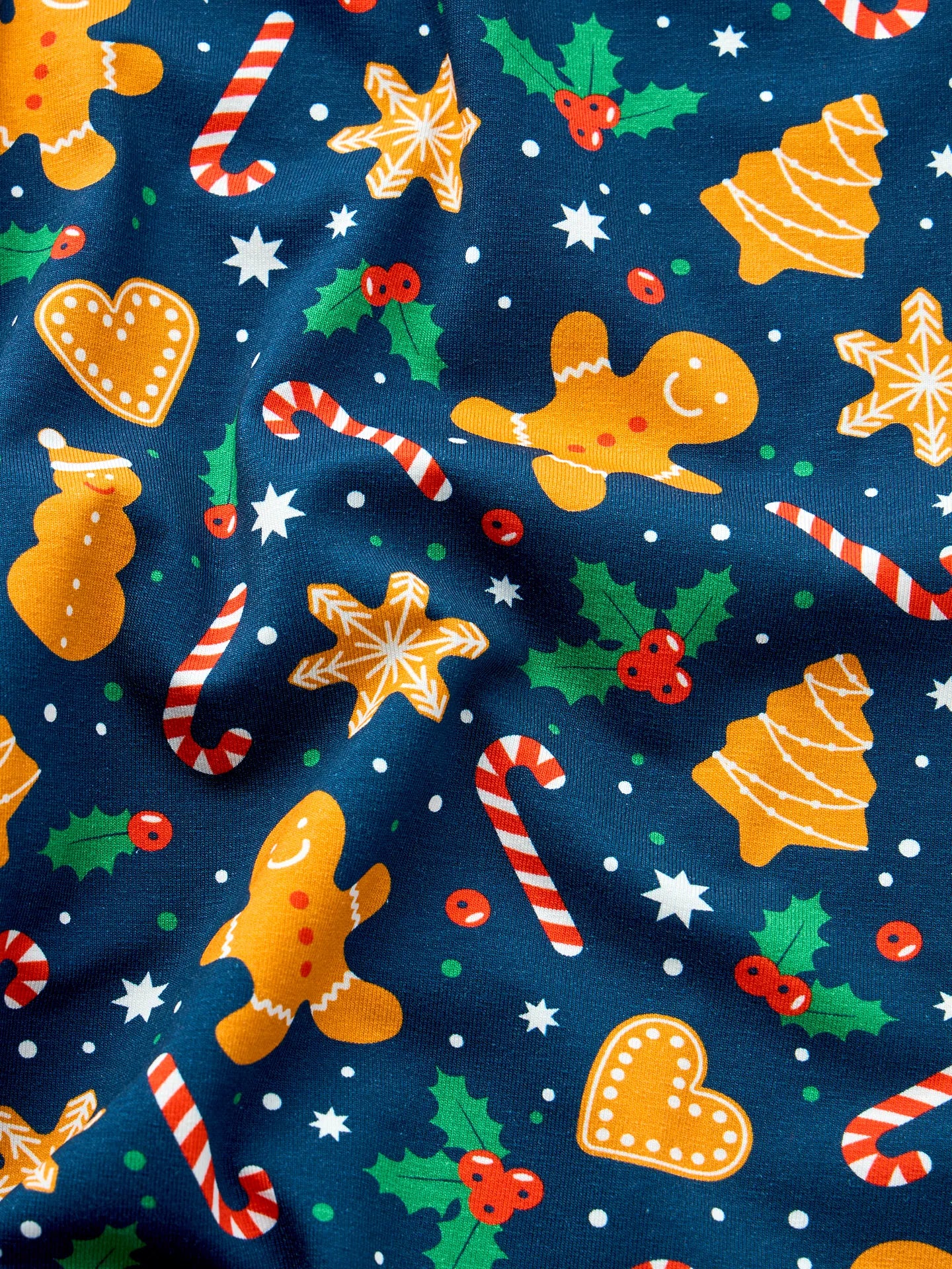Pijama alegre para mujer Galletas de jengibre y dulces - Image 3