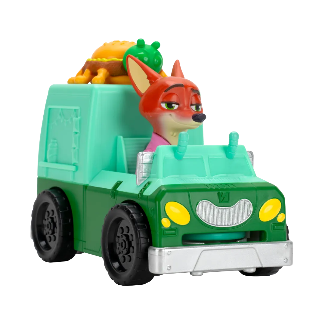 Figuras de Zootrópolis con coche, Nick Wilde